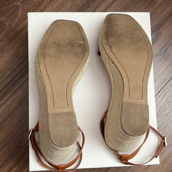 a new day | Tina Wedges Cognac and Jute Size 8.5 - Picture 7 of 9